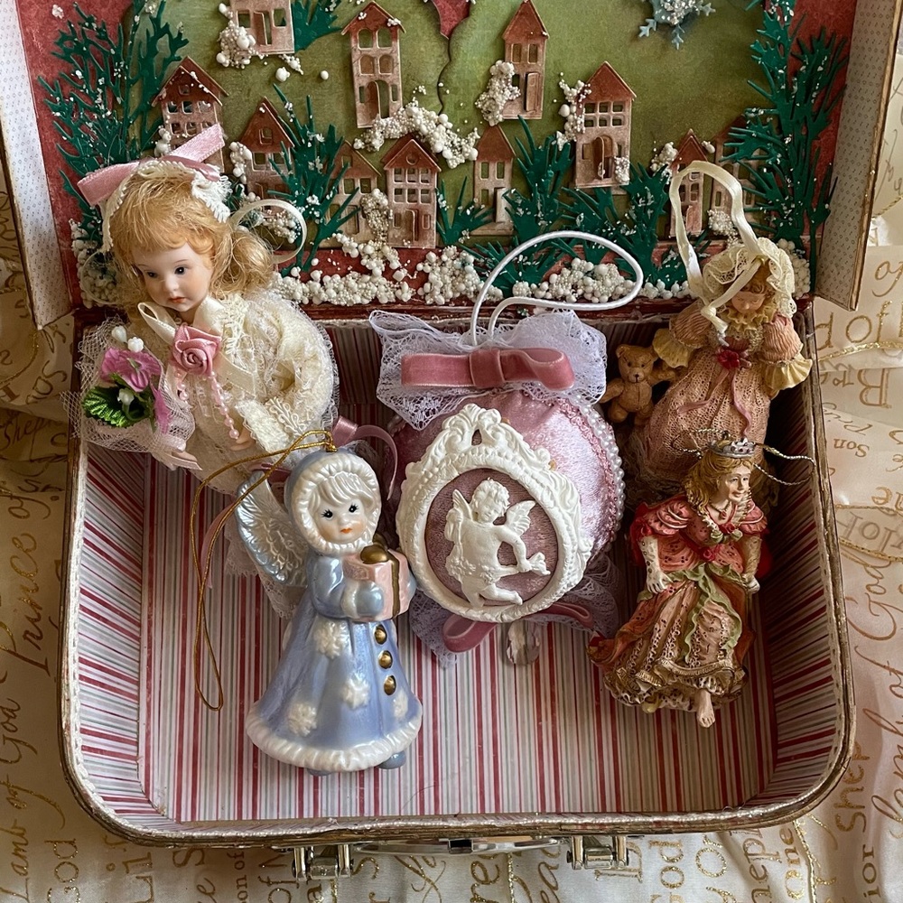 5 Vintage Ornaments